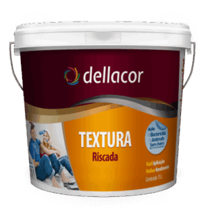 Tinta de parede textura riscada